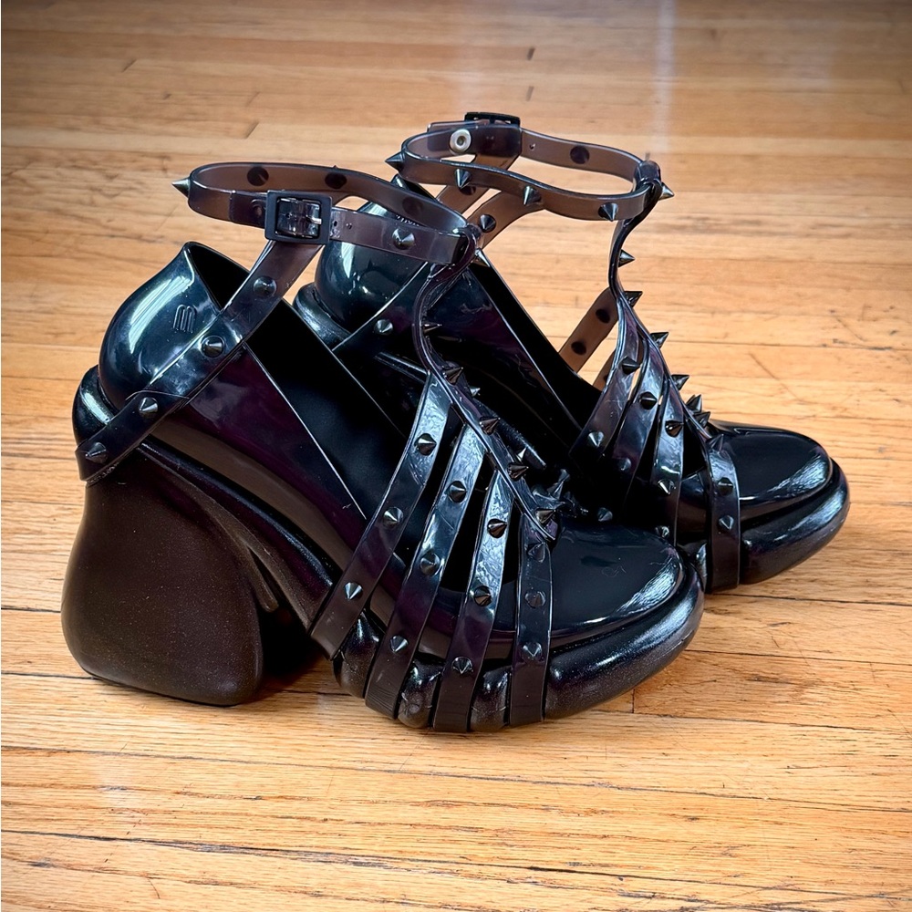 Melissa x Jean Paul Gaultier Punk Love Pump Heels NIB Size 10 Rare - Picture 2 of 11